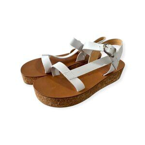 K. Jacques Senet Sport‎ Wedge Sandal, White, Size 39EU, New in Box